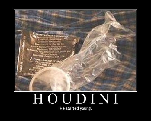 Houdini zacal karieru mimoriadne mlady.